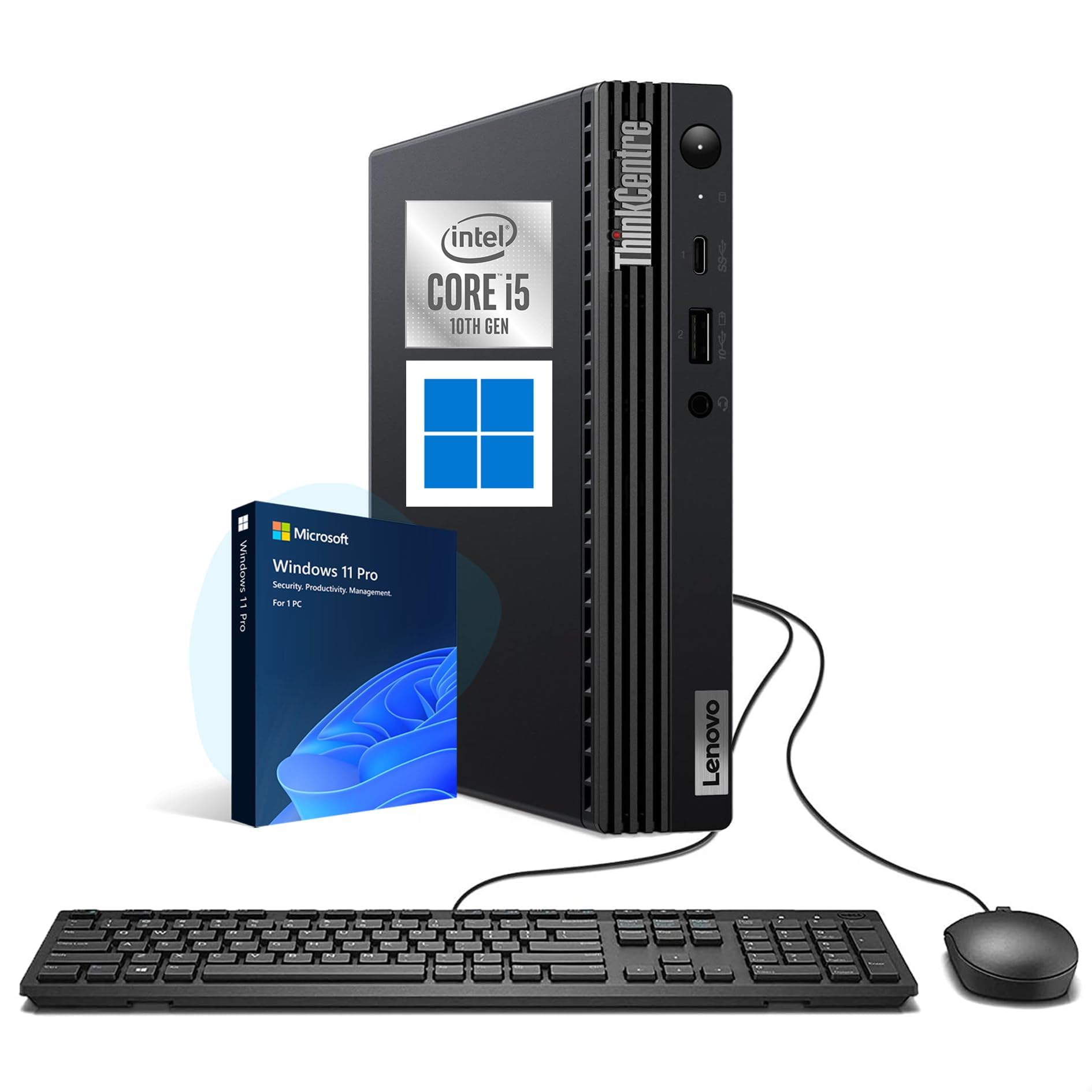 Amazon.com: Lenovo ThinkCentre M80q Tiny Desktop Computer, Intel
